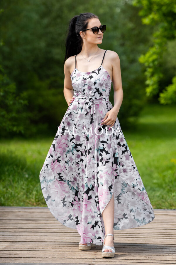 luxusní šaty květinky